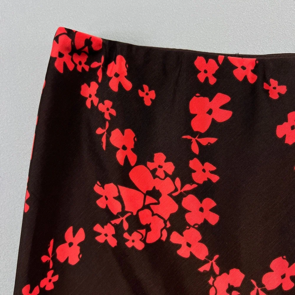 Cato Maxi Skirt Womens Large Multicolor Floral Bohemian Resort Wear Pull On